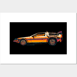 DeLorean Posters and Art